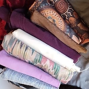 Quilting Scrap fabric Various Themes BULK BAG Crafts Sewing Material Lot #4 box
